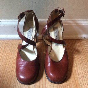 Vintage Pura Lopez Spanish Leather Heels